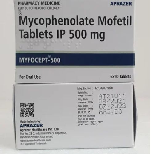 Mycophenolate Mofetil 500mg IPCA MMF 500